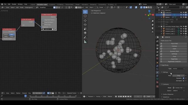 [Tut] Rigid body in particle system - animation node methods смотреть онлайн
