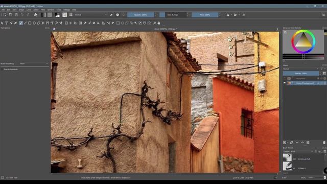 Krita - How to use the clone brush to retouch photographs (or anything else!)? смотреть онлайн