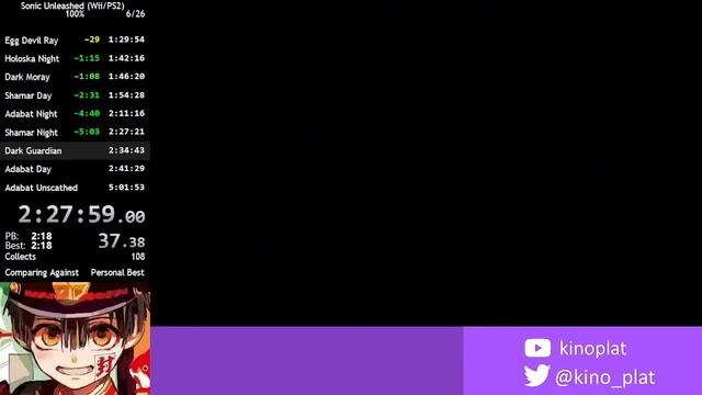 [WR] Sonic Unleashed (Wii) 100% in 4:54:19 смотреть онлайн