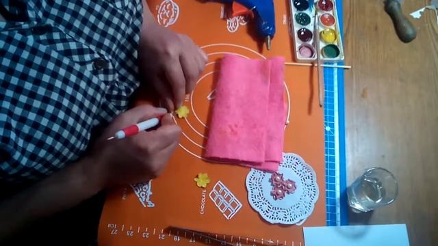 Цветочки из бумаги для скрапбукинга ))??? смотреть онлайн