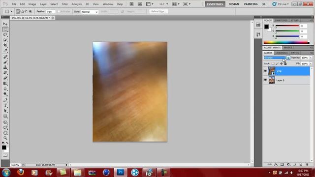 Photoshop CS5 basics: Creating a overlay смотреть онлайн