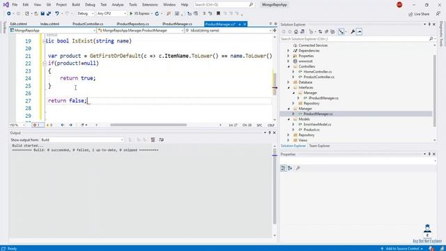Implement custom method using Asp.Net Core MVC 5 with Repository Pattern смотреть онлайн