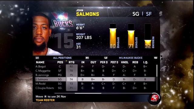 NBA 2K11 Milwaukee Bucks Overall Player Ratings смотреть онлайн