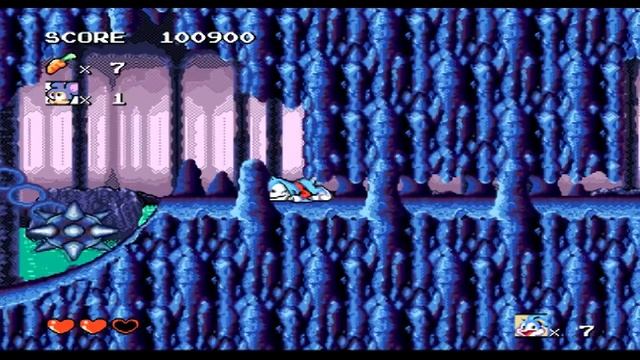 Tiny Toon Adventures: Buster’s Hidden Treasure (Sega Mega Drive, Genesis) прохождение игры часть 1 смотреть онлайн