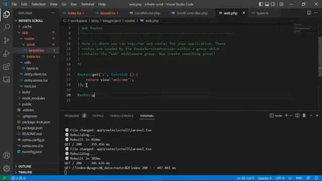 Infinite Scroll Pagination in Remix-run js and Laravel Rest Api смотреть онлайн