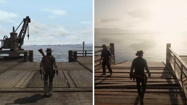 RDR 2 vs RDR 1 - John Marston Comparison смотреть онлайн