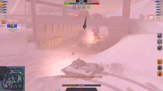 Хороший бой на отличном танке Объект 752 Stargazer/9 lvl/Wot Blitz смотреть онлайн