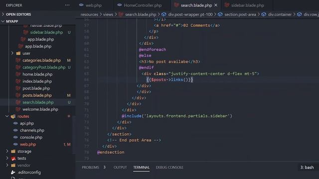 #9 Laravel Blog Project in Hindi (2020) - Search filter with pagination смотреть онлайн