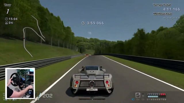 Pagani Zonda C12S '00 | Nurburgring Nordschleife | Gran Turismo 6 | Thrustmaster T150 Pro TH8A смотреть онлайн
