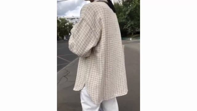 Теплая рубашка женская оверсайз смотреть онлайн