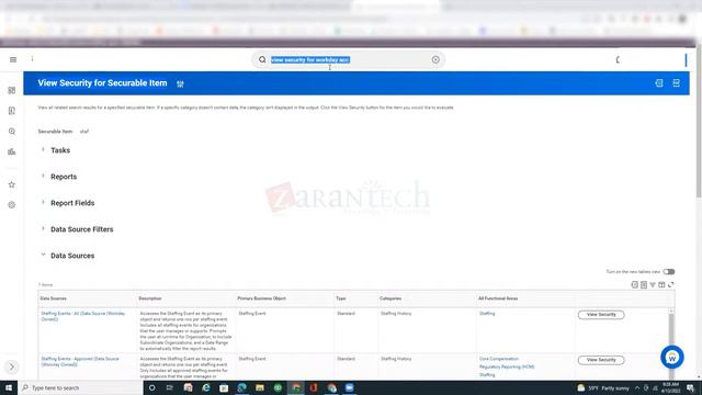 LIVE | Workday Assigned Access | Workday Security Training | ZaranTech смотреть онлайн