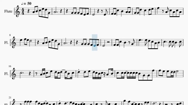 SUPER EASY Flute Sheet Music: How to play Orange (Your Lie in April) by 7 смотреть онлайн