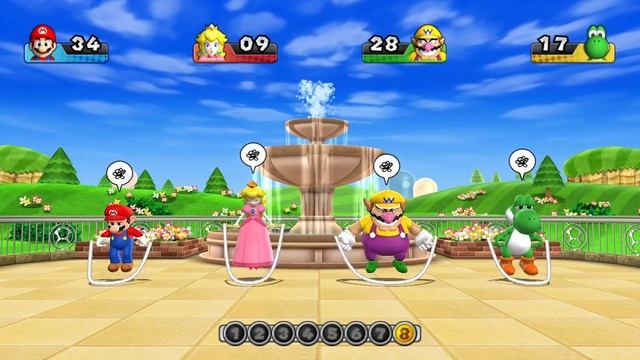 Mario Party 9 Minigames in 4K Render - Mario Vs Peach Vs Wario Vs Yoshi смотреть онлайн