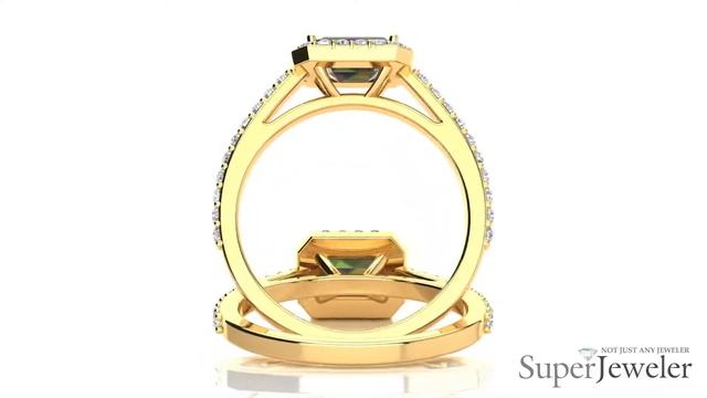 Mystic Topaz rings, Mystic Topaz and Halo Diamond Ring In 14 Karat Yellow Gold JWL24315 смотреть онлайн