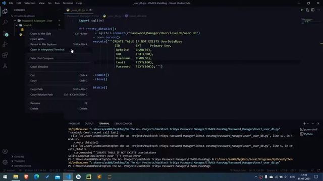 Creating Sqlite Database | Password Manager Using Python | Episode 3 смотреть онлайн