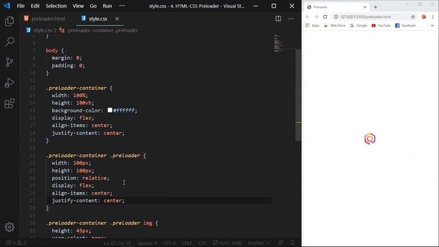 How to make preloader for website using HTML/CSS | preloader | DesignTorch смотреть онлайн