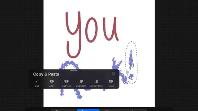 How to Cut/Delete a Selection of a Layer in Procreate смотреть онлайн