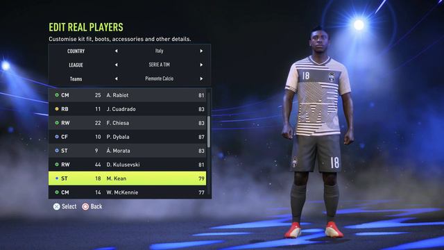 FIFA 22 - JUVENTUS PLAYER FACES смотреть онлайн