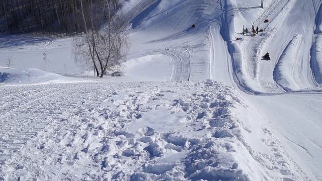 Катание на горках в Иванчино Рязанской области смотреть онлайн