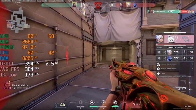 VALORANT - Ryzen 5 5600x + RTX 4060 Ti - 1080p Max & Lowest Settings - FPS Benchmark Test смотреть онлайн