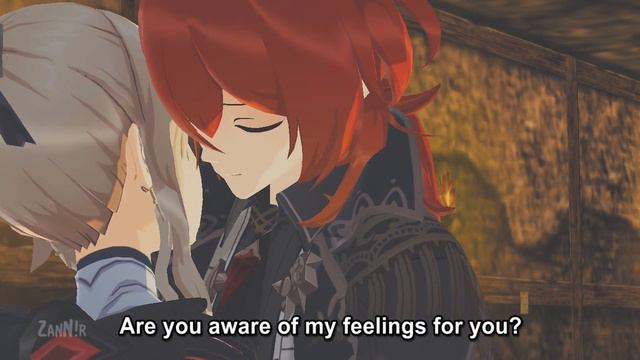 [MMD Genshin Impact] Diluc Tell His Feelings To Jean