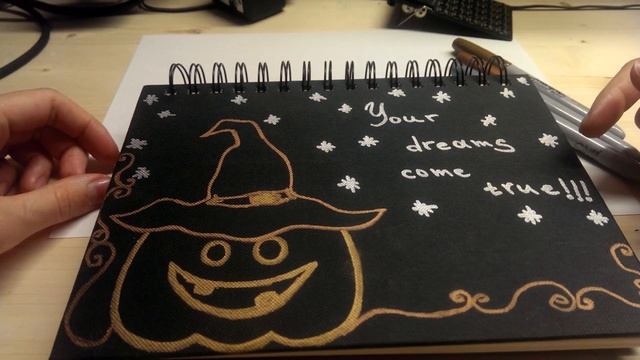 Обзор перманентных маркеров Sharpie Metalliс|Оформляем скетчбук для рисунков|Sharpie Metallic Revie смотреть онлайн