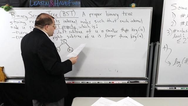 CS210 Lecture 19 (Ordered Dictionaries, Binary Trees, Binary Search Trees, Traversals, smallest) смотреть онлайн