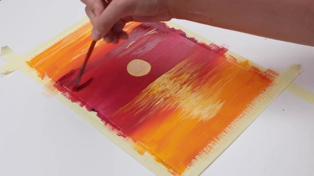 Как нарисовать закат смотреть онлайн