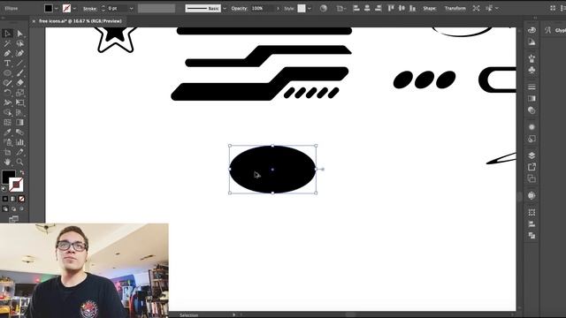 Creating a Y2K Vector Icon Assets Template in Adobe Illustrator (free template in description) смотреть онлайн