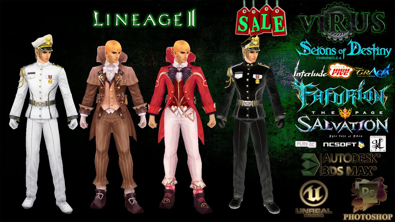 Suit Set 02 For Www.La2Dream.Com Server. LINEAGE II. Chronicles Interlude ◄√i®uS►