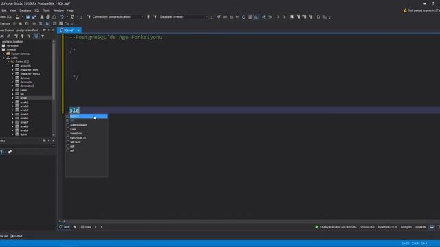 PostgreSQL'de Age Fonksiyonu смотреть онлайн