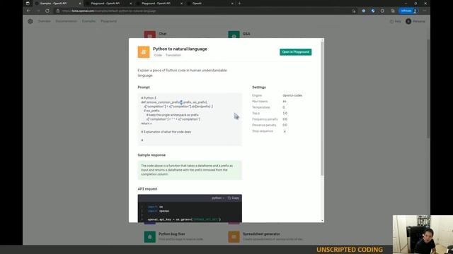OpenAI Codex demonstration: AI writing computer code? | Unscripted Coding смотреть онлайн