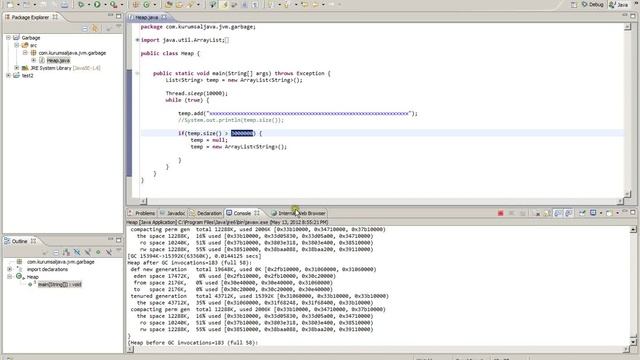 Java Garbage Collection смотреть онлайн