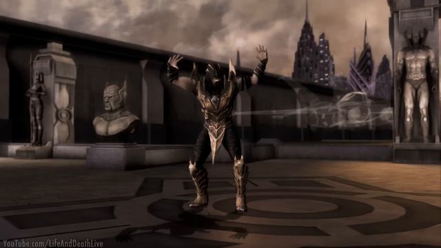 Injustice: Gods Among Us - Scorpion Performs All Intros and Victory Poses смотреть онлайн
