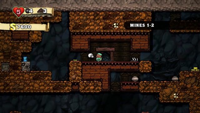 Spelunky PS4 Gameplay #3 - Crushing blow смотреть онлайн