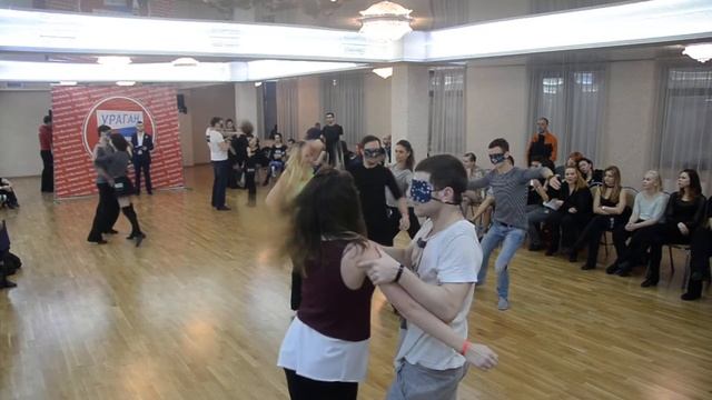 ХАСТЛ, УРАГАН 2017, Нерейтинговый турнир, Космос, 14 финала, заход 6 танец 2 смотреть онлайн
