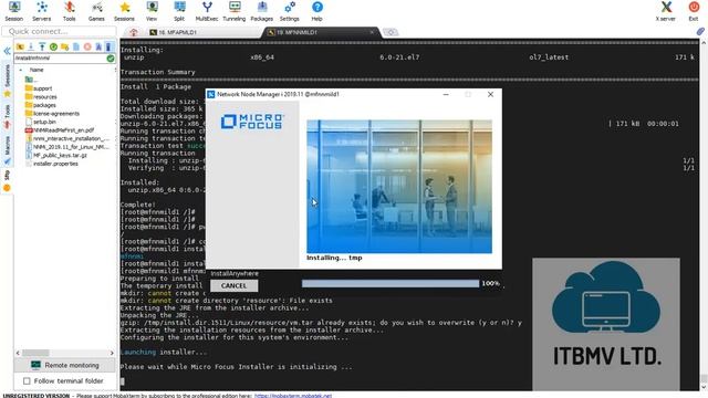 Install Micro Focus NNMi on Oracle Linux 7u8. смотреть онлайн