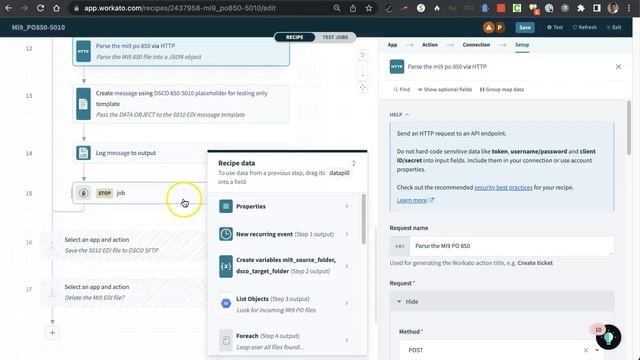 Workato and STEDI API to Parse EDI 850 files into JSON! смотреть онлайн