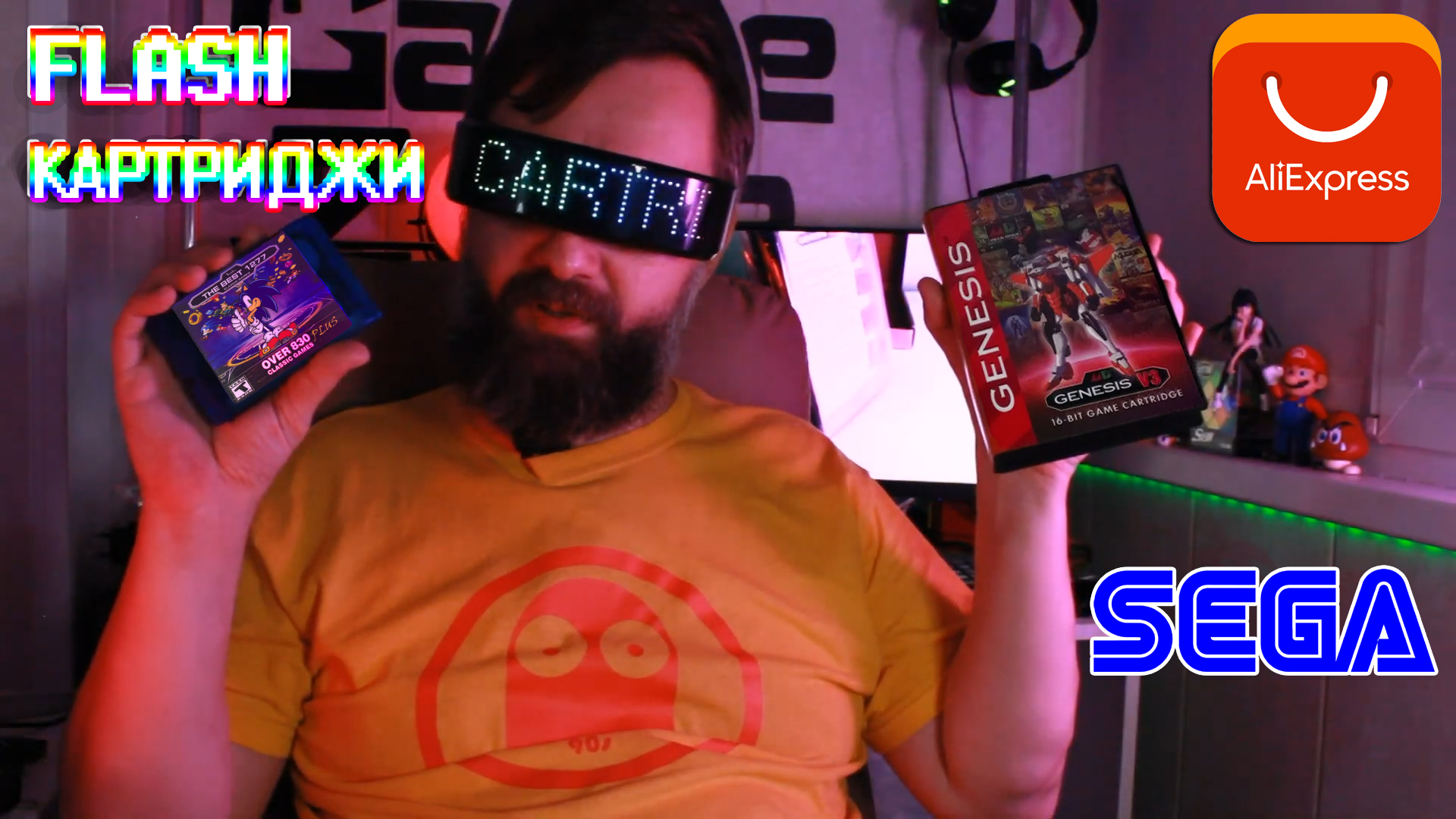 Flash картриджи SEGA с AliExpress смотреть онлайн