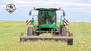 Самоходная косилка John Deere W235 - мощь и производительность важнее внешности!