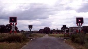 German Railroad Crossing at Meerbusch-Bosinghoven Germany!