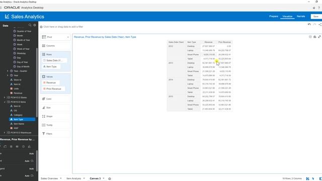 How to develop Period-over-Period reports without Time hierarchy in Oracle Analytics Desktop смотреть онлайн