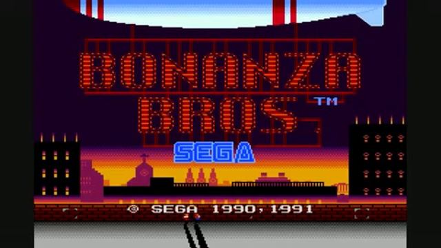 Bonanza Bros Bonanza Brother's Duty Mega Drive Music смотреть онлайн