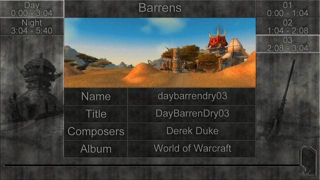 Interactive World Of Warcraft Music: Barrens