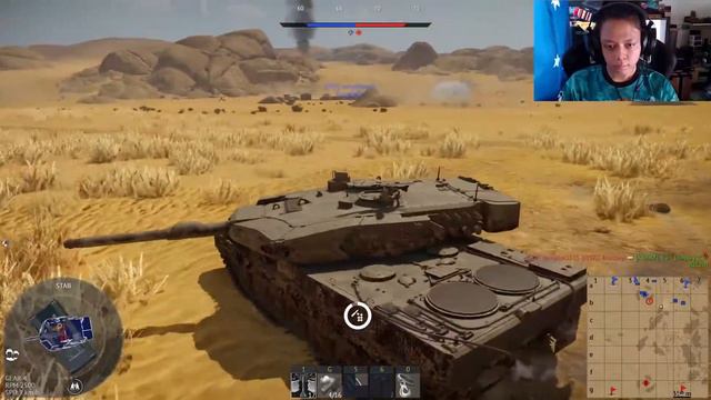 Leopard 2 PL [Realistic Battle] di Padang Pasir | War Thunder смотреть онлайн