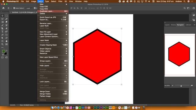 How To Create Hexagon Shapes In Photoshop Tutorial | Graphicxtras смотреть онлайн