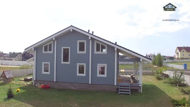 Клееный брус/ проект Мечта Кантри/ ВВЦ ДОМСТРОЙ