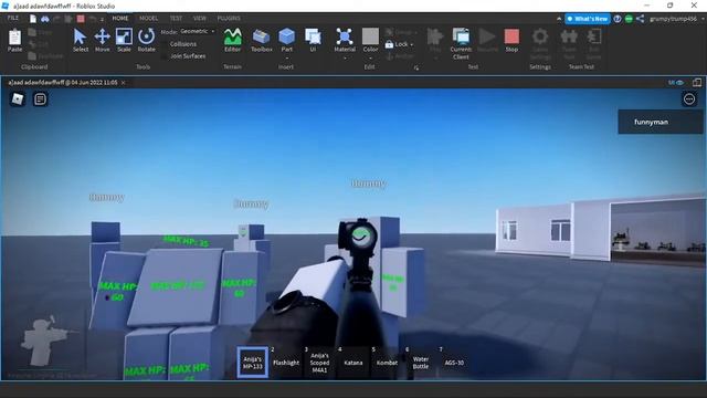 Roblox-ACS Dummy Head Pop #roblox #null #game #gamedev смотреть онлайн