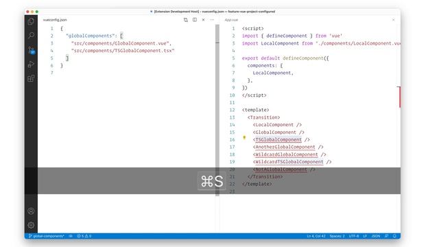 VueDX/TS Plugin — configured vue projects смотреть онлайн