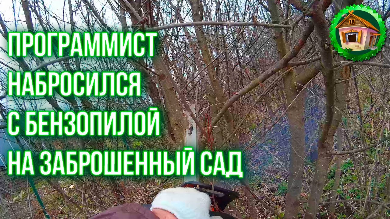 Программист набросился с бензопилой на заброшенный сад. Дом в Деревне. 4 серия Лучше Чем в Городе смотреть онлайн